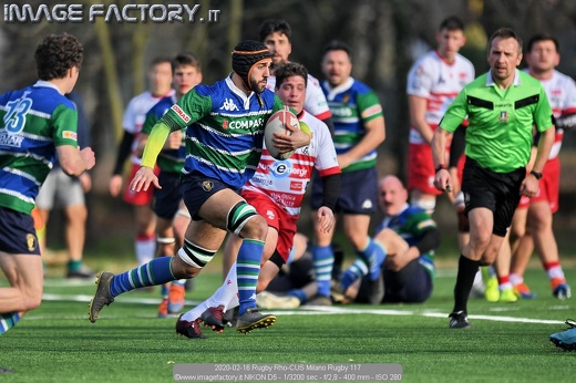 2020-02-16 Rugby Rho-CUS Milano Rugby 117
